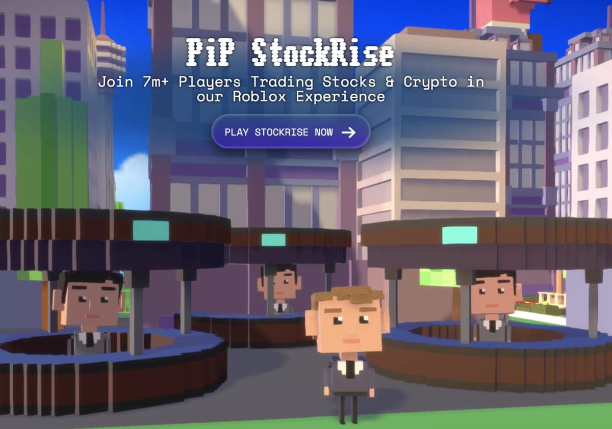 PiP Rise homepage screenshot