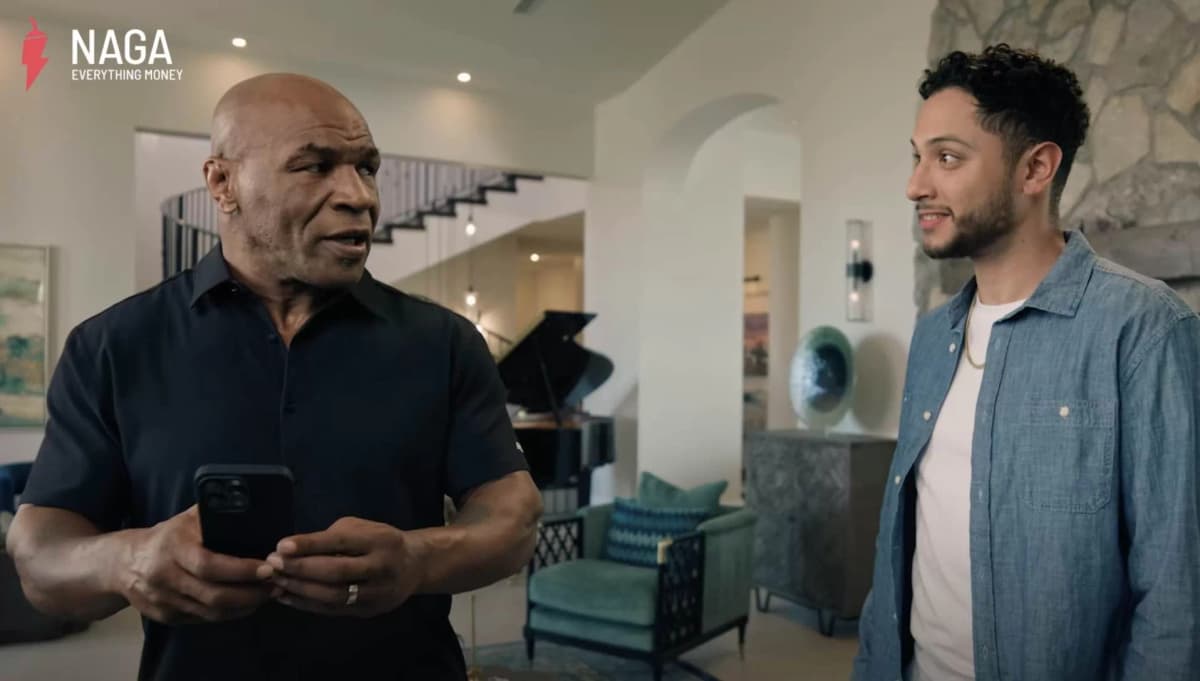 Mike Tyson in NAGA advert