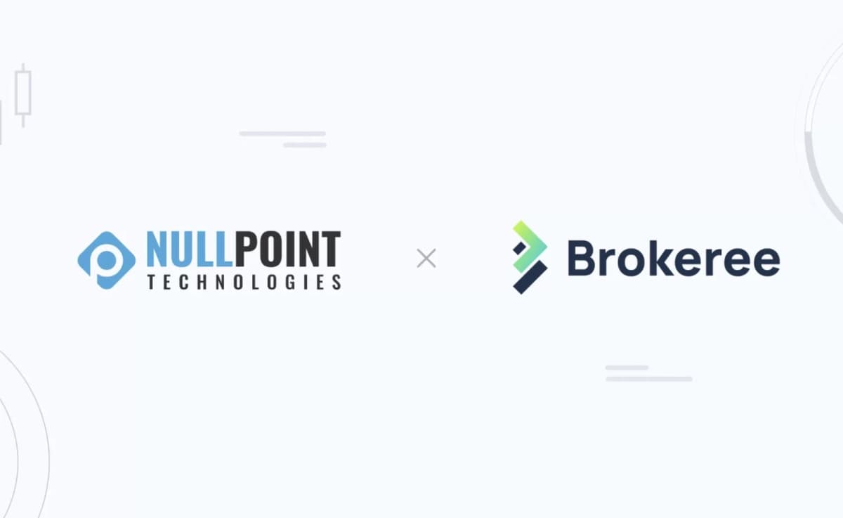 Nullpoint and brokeree logos on white background