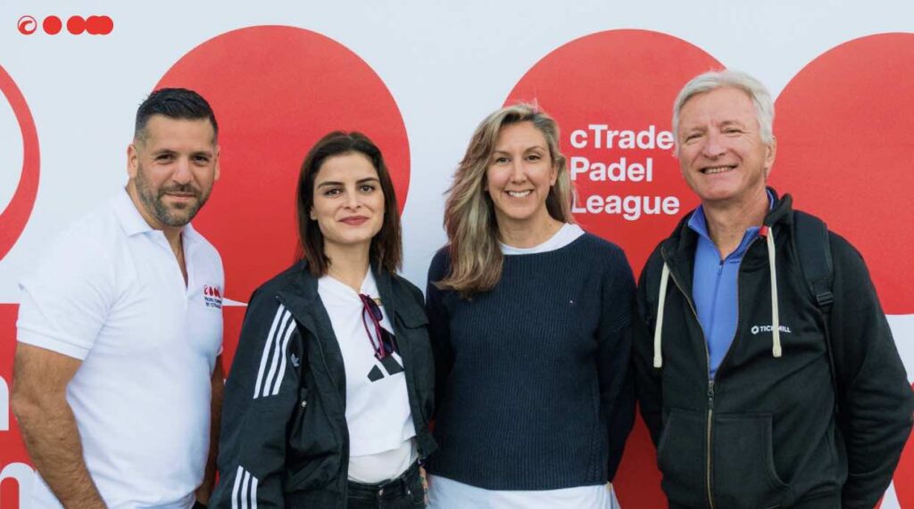 Executives at cTrader Padel League
