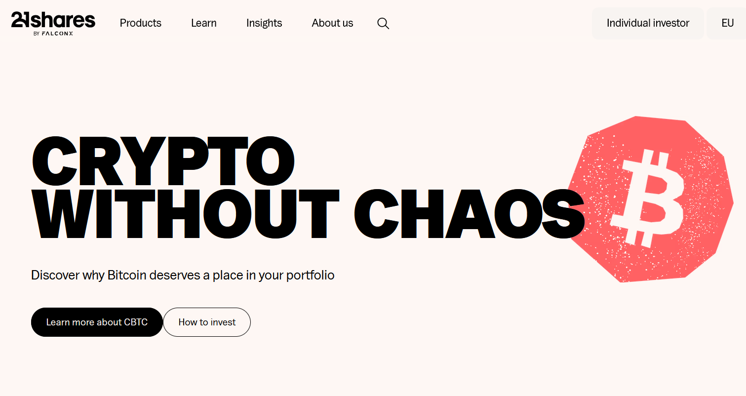 21shares expands French retail access to three crypto ETPs through BitGo custody