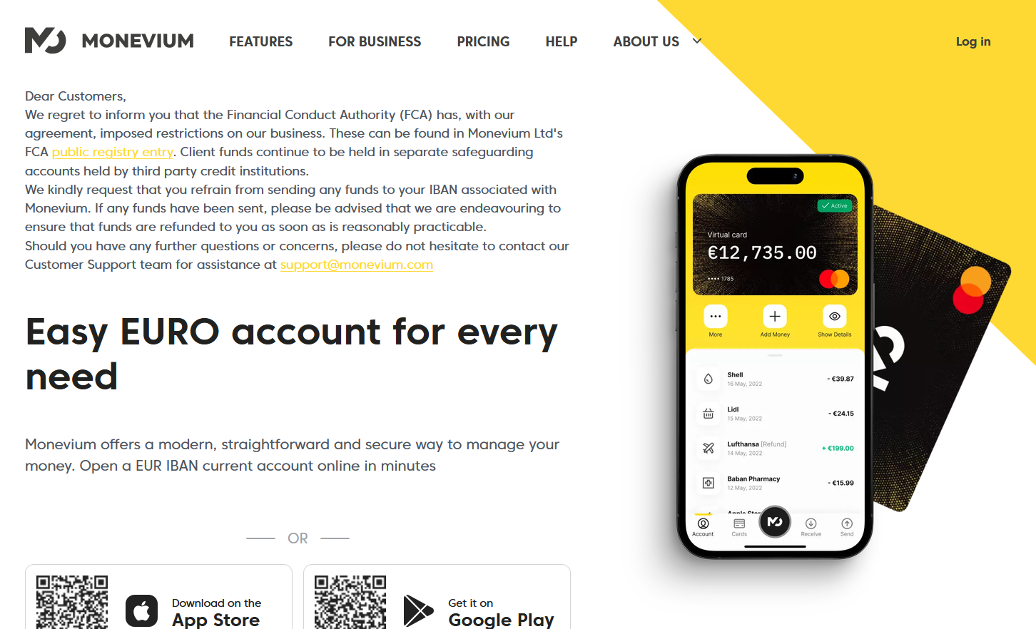 Monevium enters special administration under FCA supervision