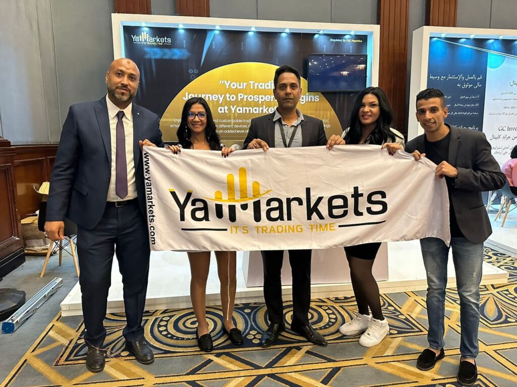 yamarkets employees at broker event
