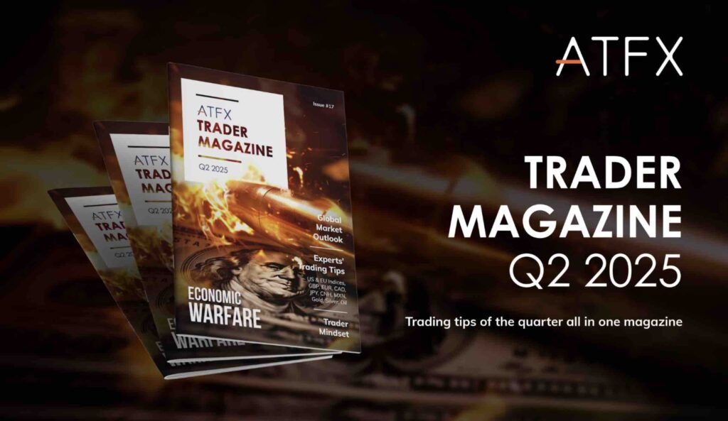 ATFX trader magazine branding