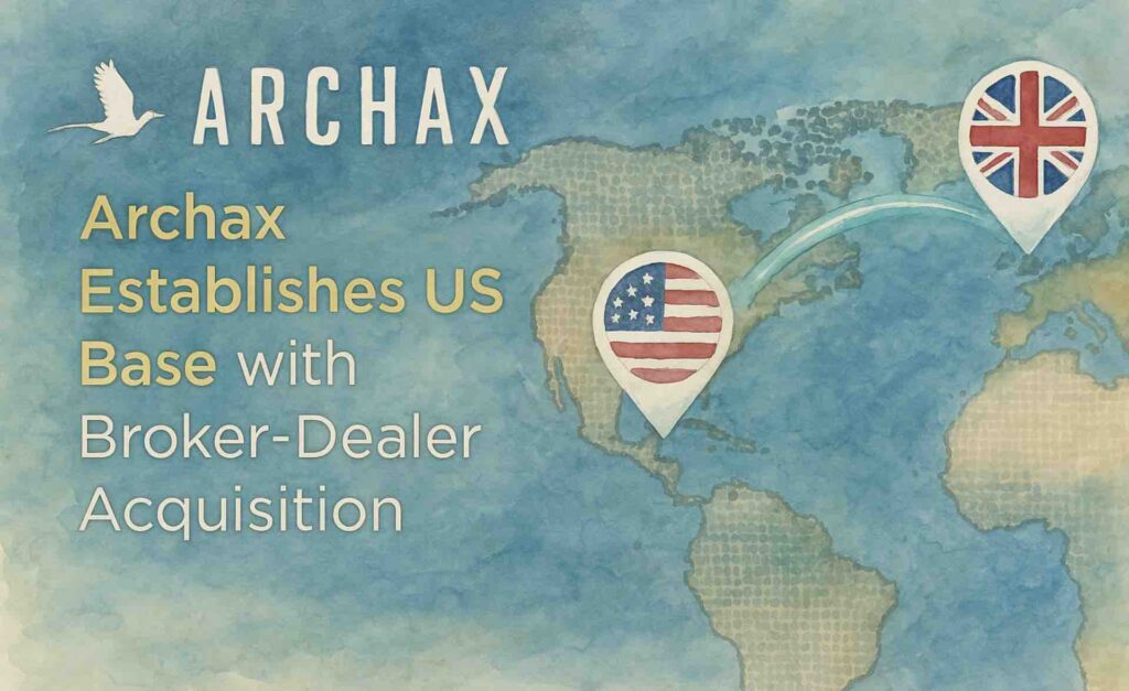 Archax logo in anime style