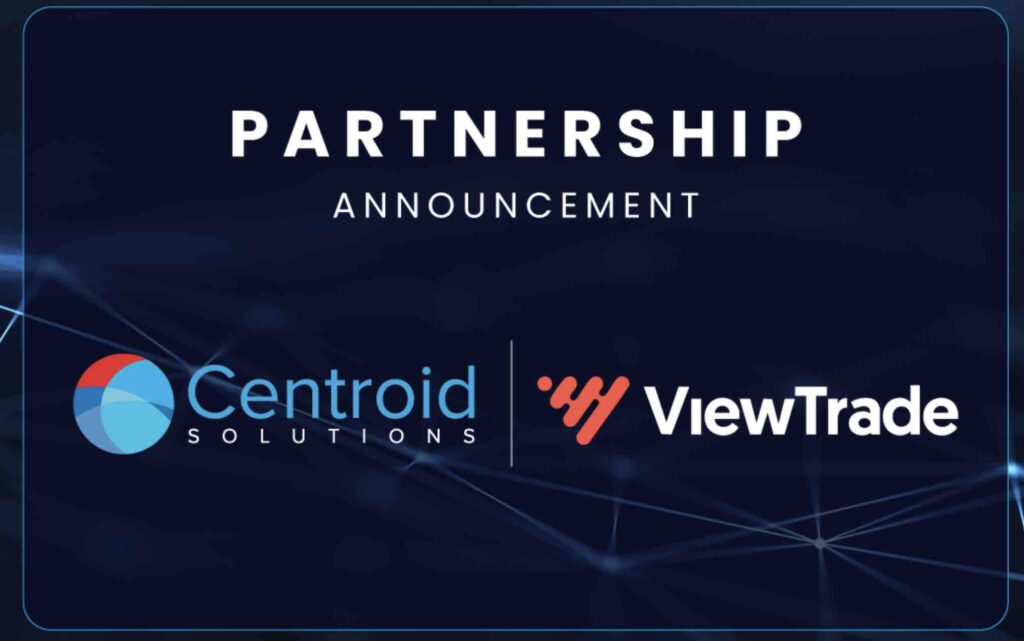 Centroid Solutions and ViewTrade logos