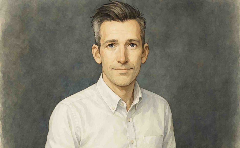 Christian Johansen in anime style
