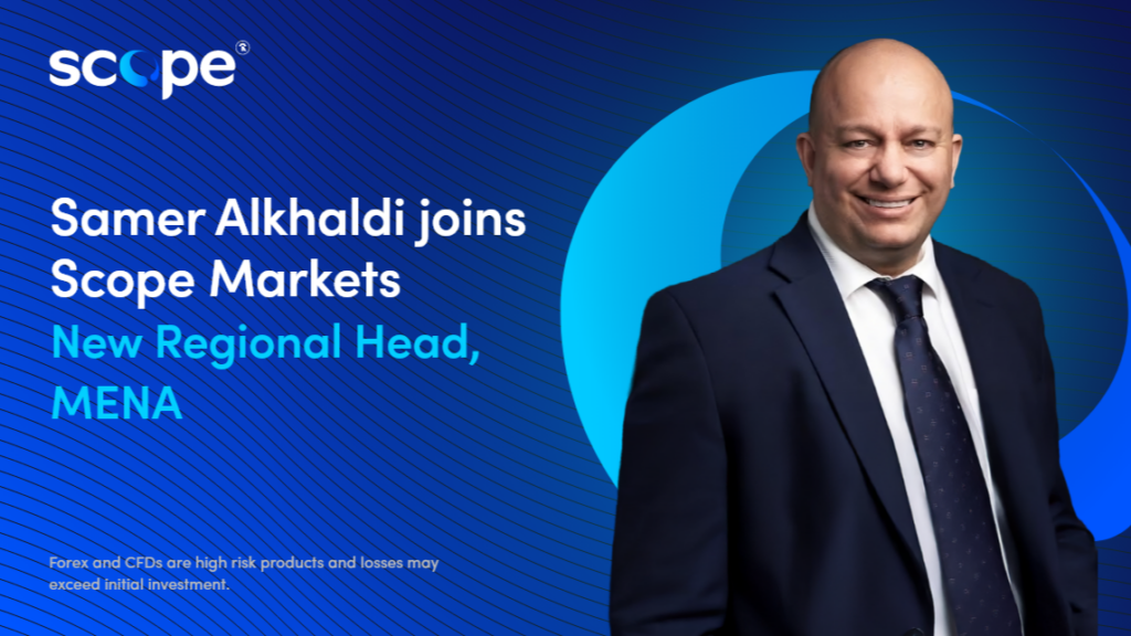 Samer Alkhaldi with scope markets branding