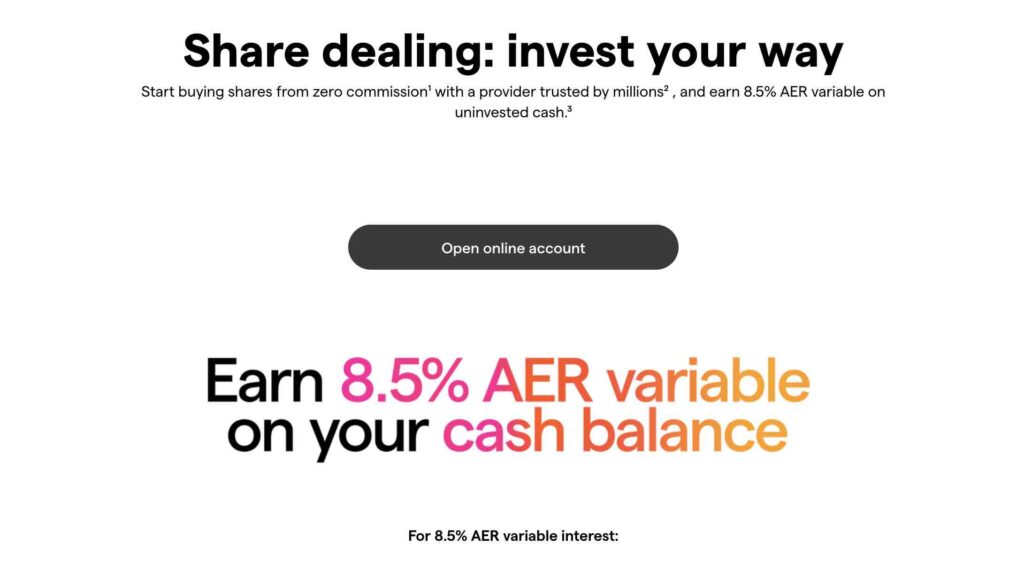 IG Invest 8.5% interest campaign