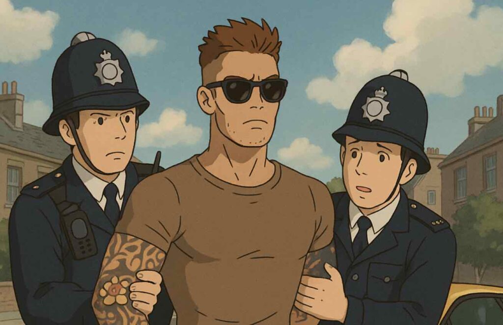 UK finfluencer cartoon