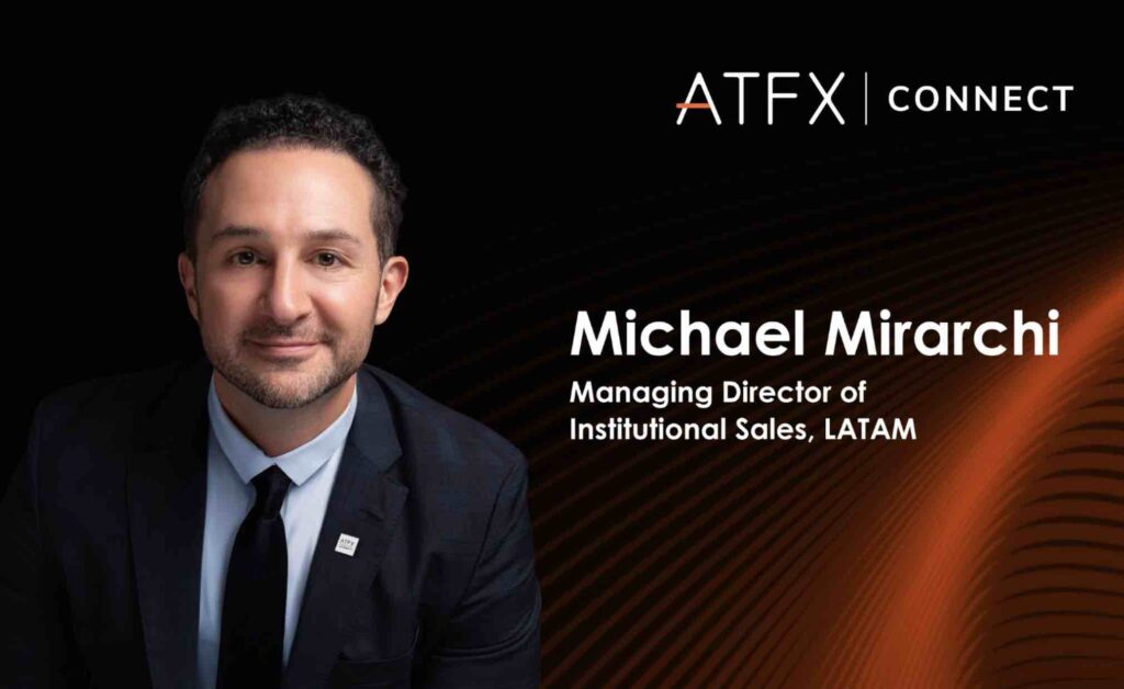 Michael Mirarchi with ATFX Connect LATAM branding