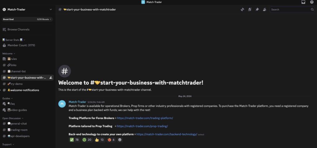 Match-Trader Discord server