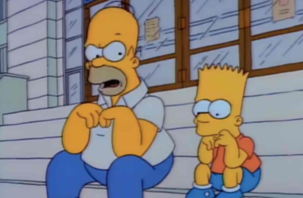 simpsons episode where bart and homer try to get mail back from the post office