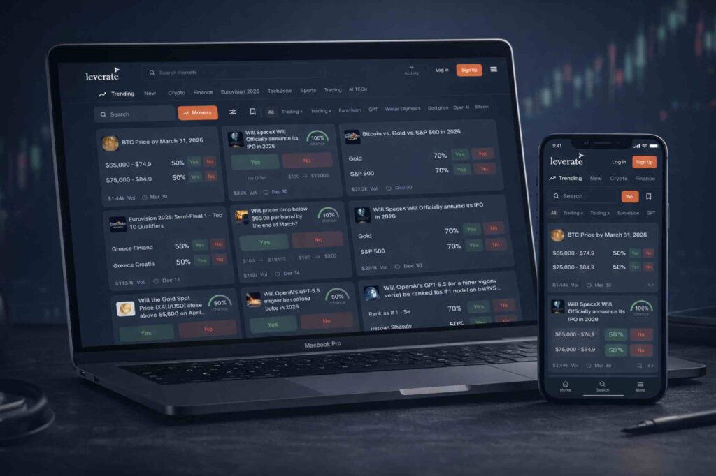 leverate prediction markets white label