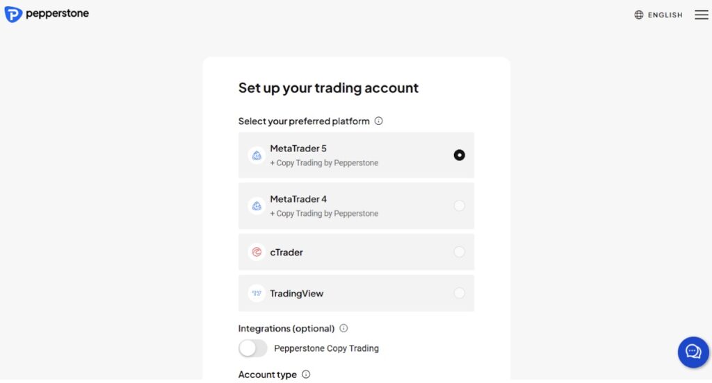 Pepperstone account opening step 4