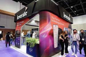 Leverate booth at forex expo