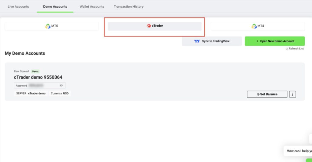 cTrader and TradingView IC