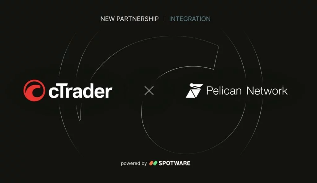 cTrader and Pelican Network branding